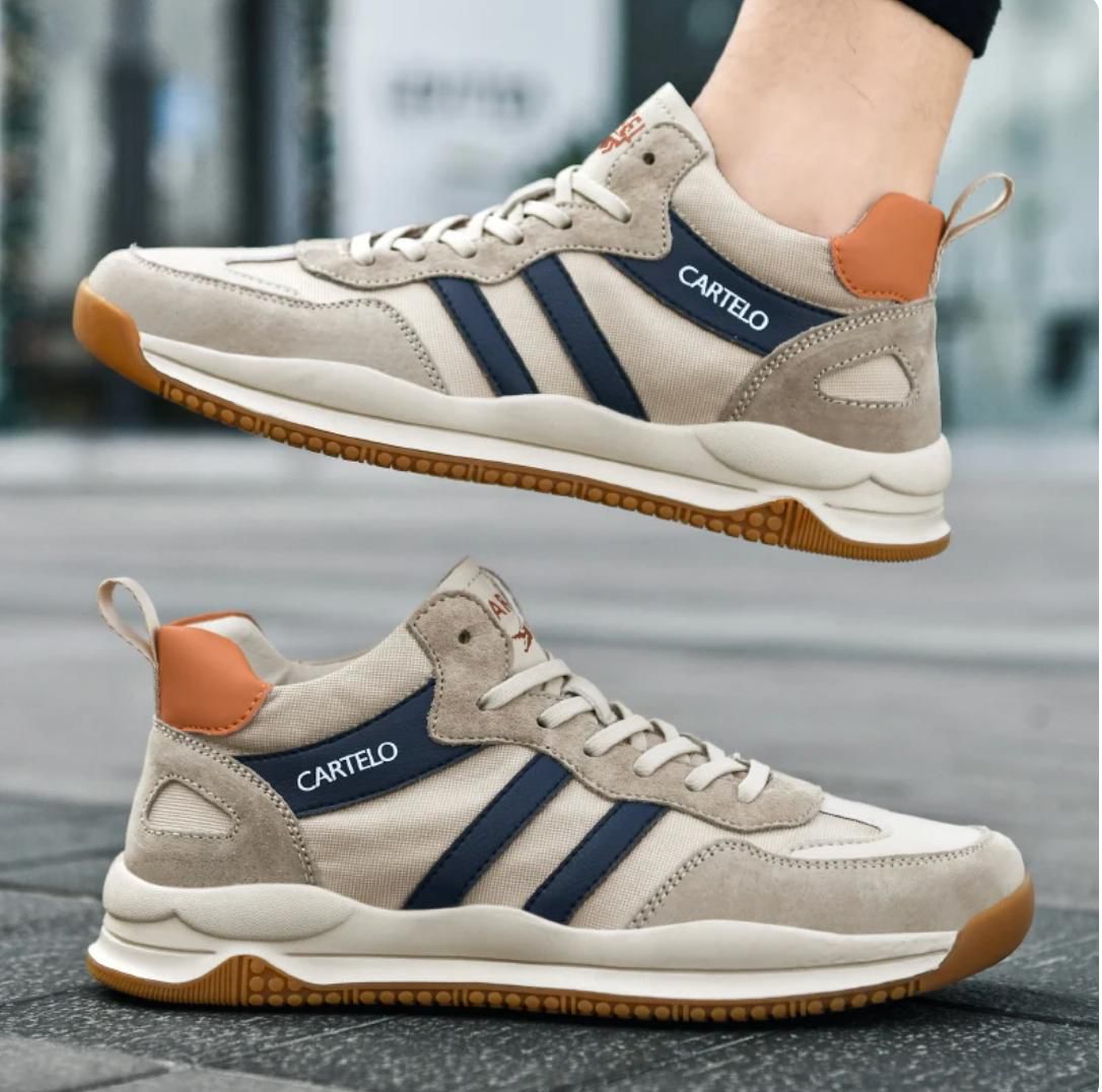 Cartelo® Tenis de Cuero Genuino