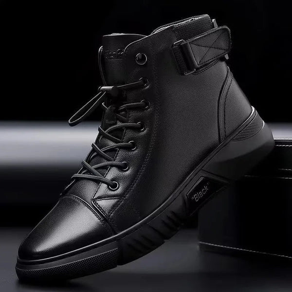 BOTAS de Cuero Impermeables BOOTMEN® | 3 REGALOS: Reloj, Cinturón y Billetera